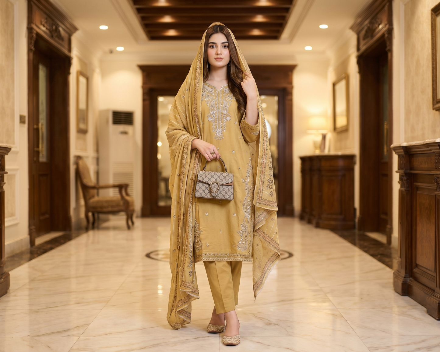 Premium Paisley Embroidered Cotton 3-Piece Suit Collection